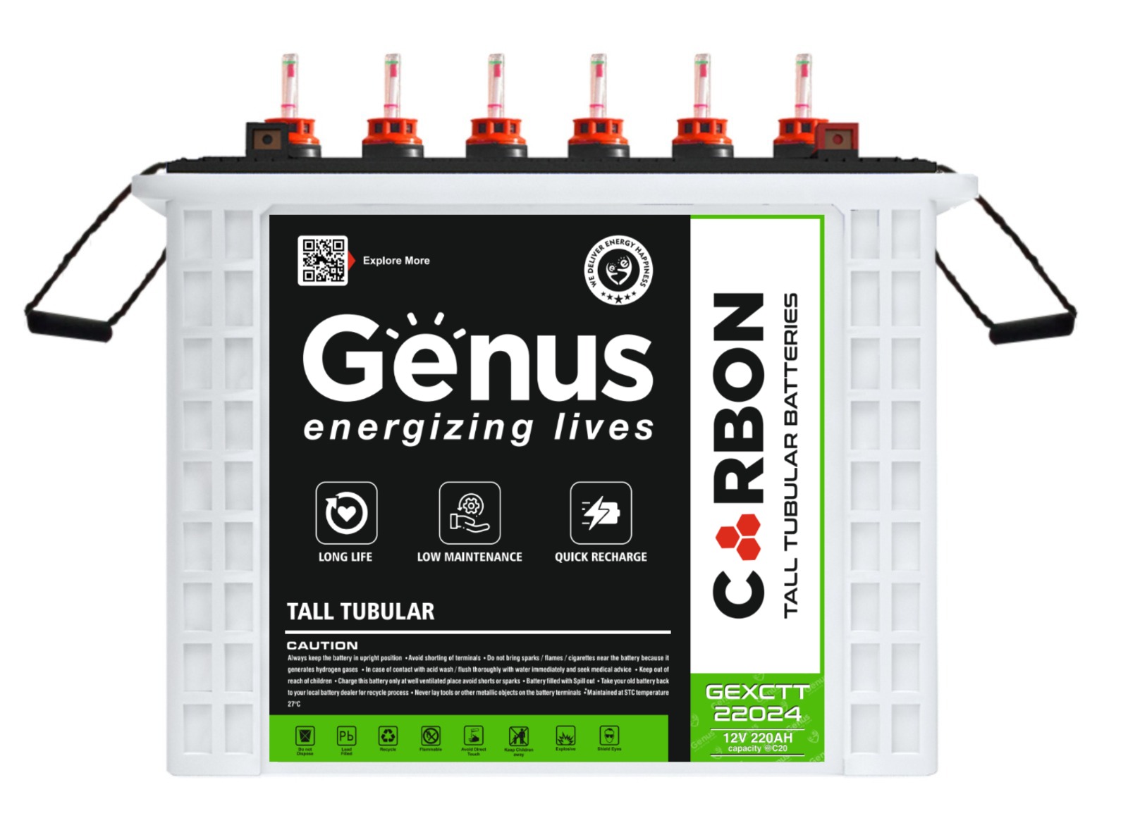 GENUS TALL TUBULAR BATTERIES